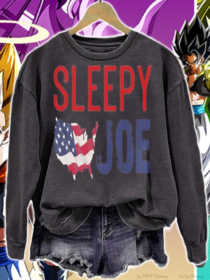 Sleepy Joe Proud Member Of LGBFJB Community US Flag T-Shirt t-shirt sweatshirt
