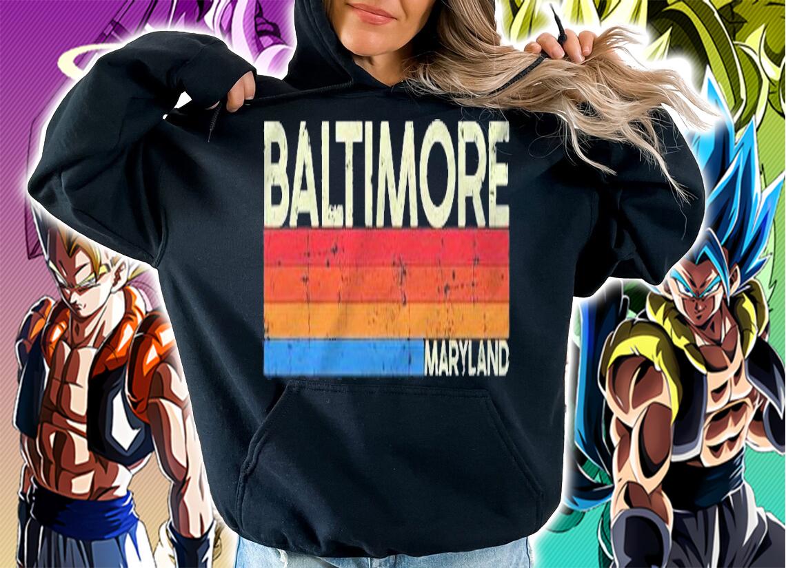 Vintage Retro Baltimore Maryland Distressed Souvenir Shirt t-shirt hoodie