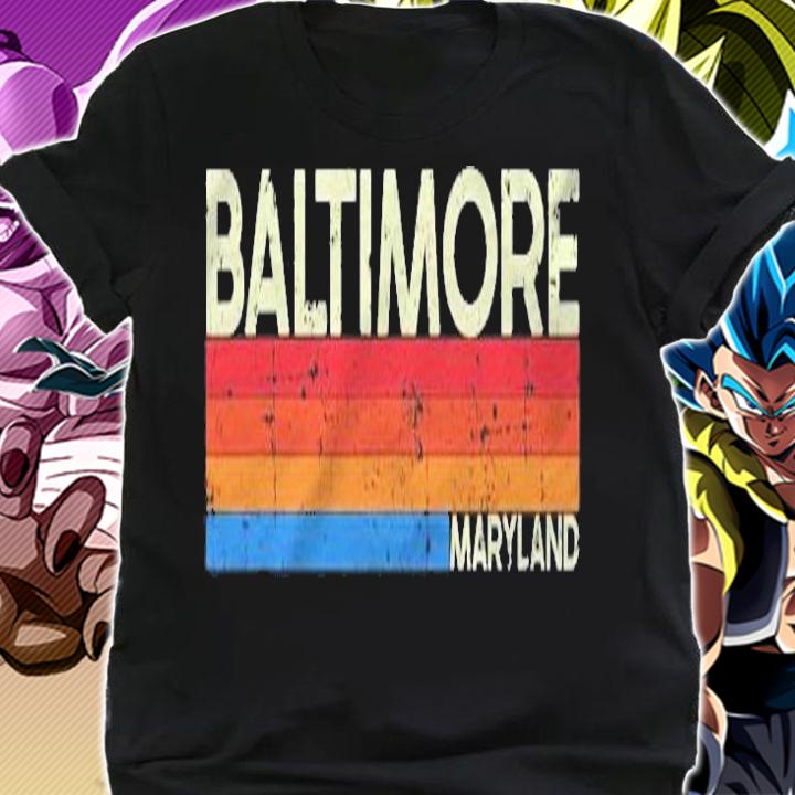 Vintage Retro Baltimore Maryland Distressed Souvenir Shirt t-shirt shirt