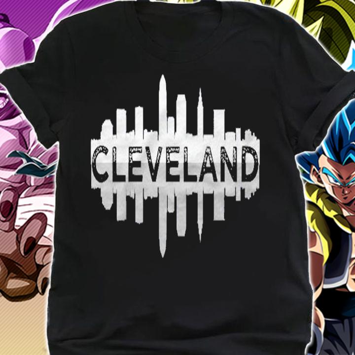 Downtown Cleveland Skyline Art Ohio Cle The Land Gifts Shirt shirt