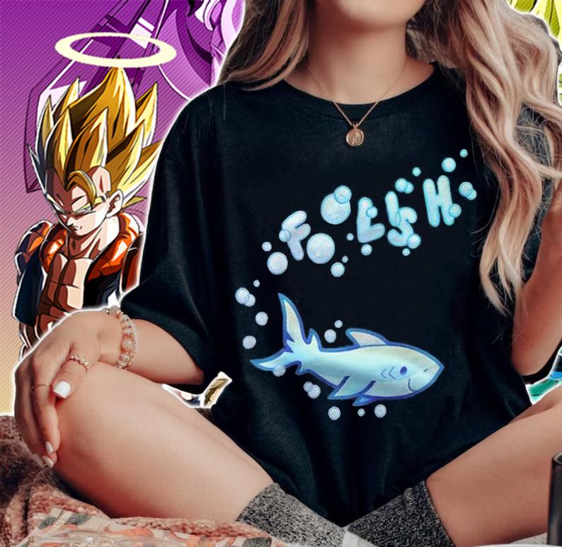 Foolish gamers shark bubbles T-shirt woman shirt