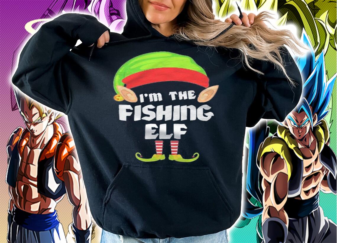 Funny Fishing Elf Matching Family Group Pj Christmas shirt hoodie