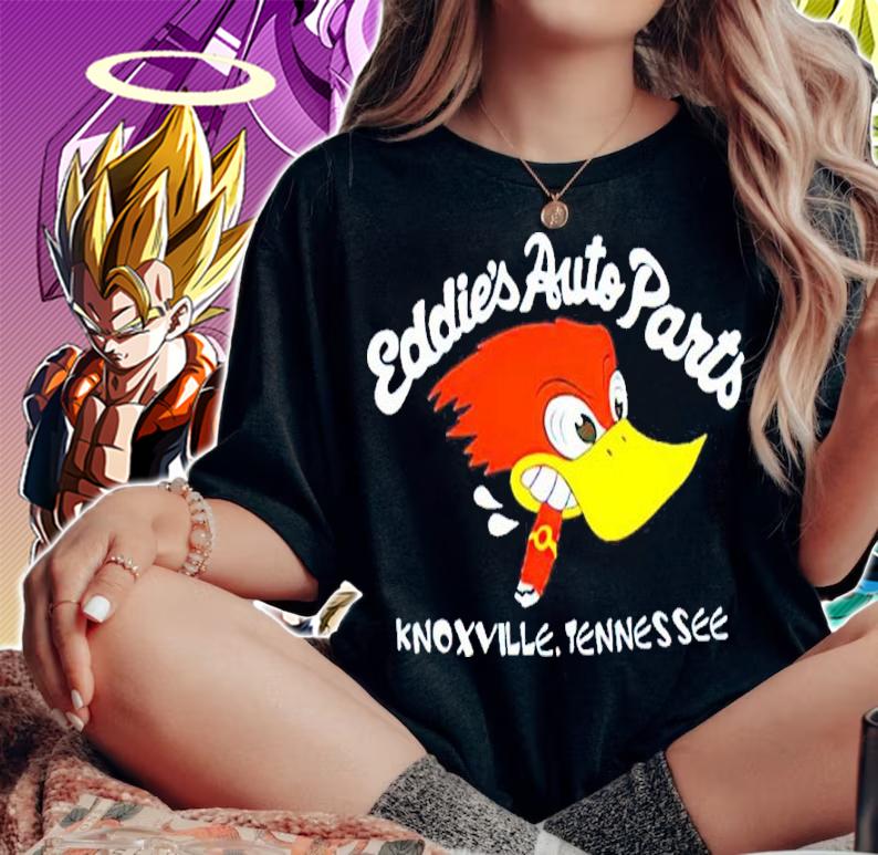 Johnny Knoxville Eddie's Auto Parts Shirt