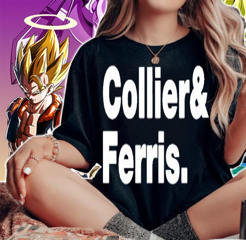 Official Collier And Ferris T-Shirt woman shirt