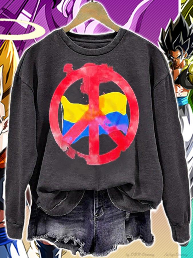 Peace For Ukraine Support Ukraine I Stand With Ukrainian T-Shirt sweatshirt