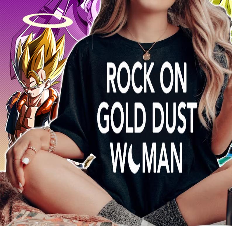Rock On Gold Dust Woman T-Shirt