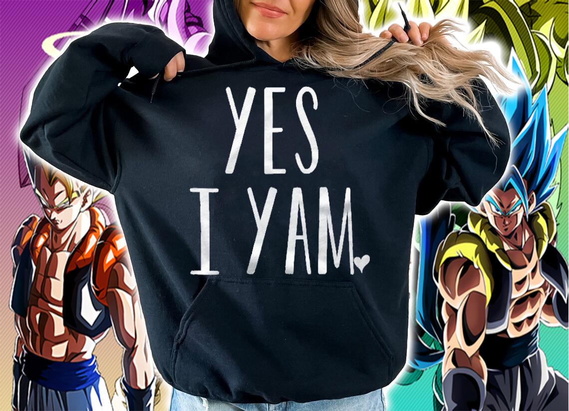 Womens Yes I Yam Funny Thanksgiving Matching Couple Shirt