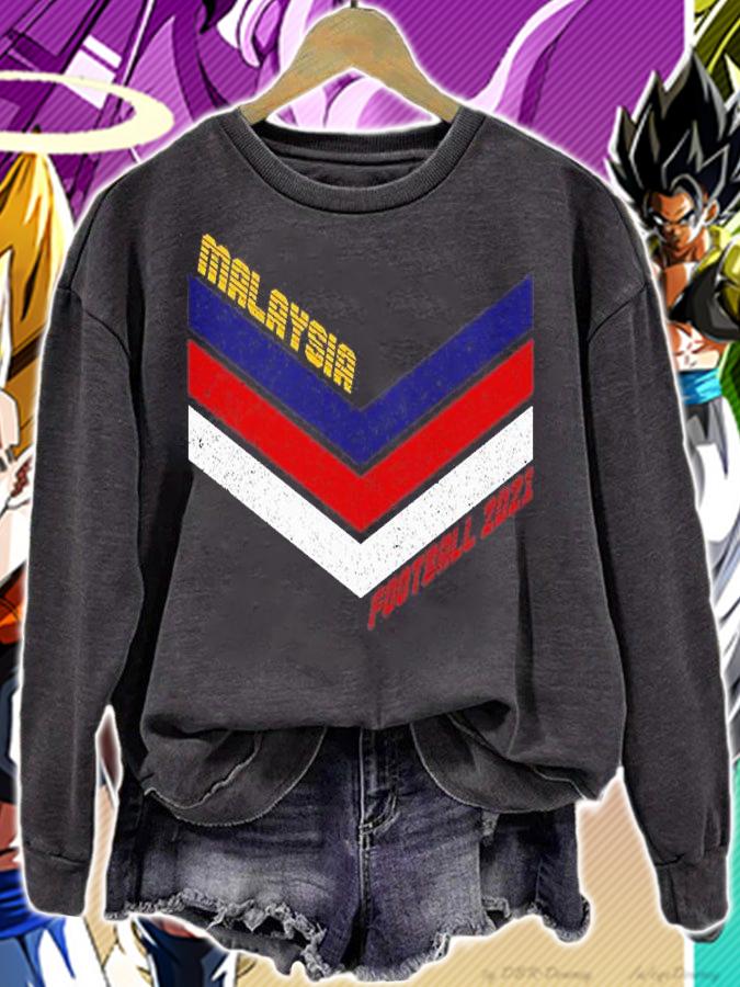 Malaysia Football Jersey 2021 Soccer Vintage T-Shirt