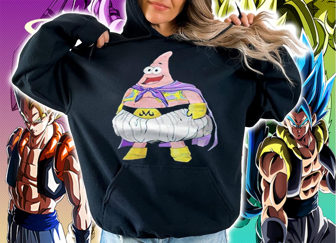 Patrick Star cosplay Majin Buu T-shirt hoodie