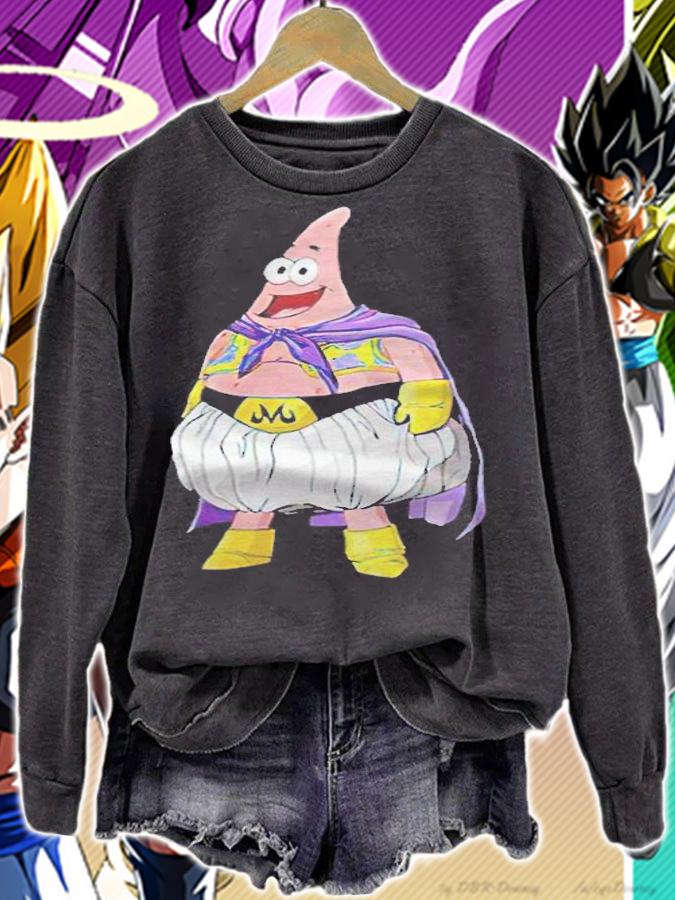 Patrick Star cosplay Majin Buu T-shirt sweatshirt