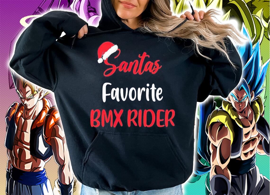 Santa's Favorite Bmx Rider Christmas shirt hoodie