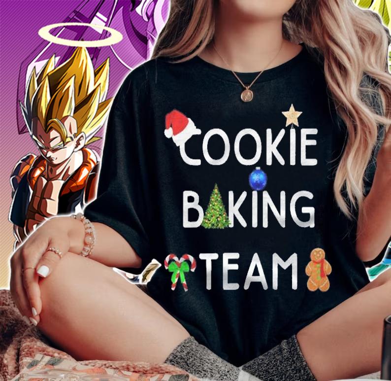 Christmas Holiday Baking Team Novelty Baker Shirt woman shirt