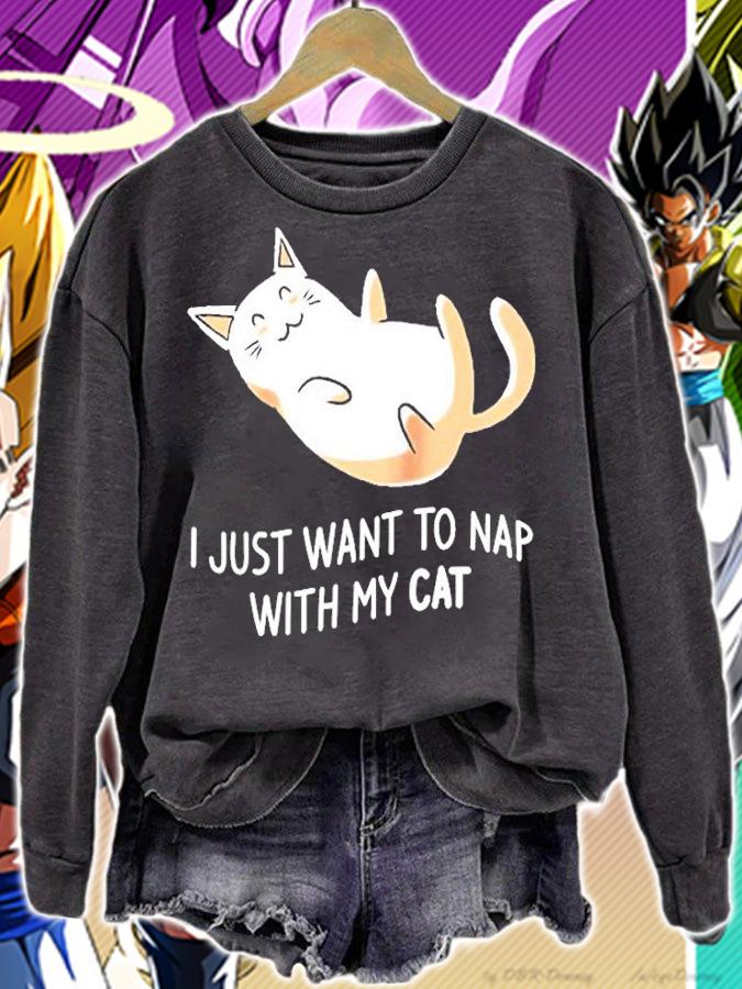 I Just Want To Nap With My Cat T-Shirt