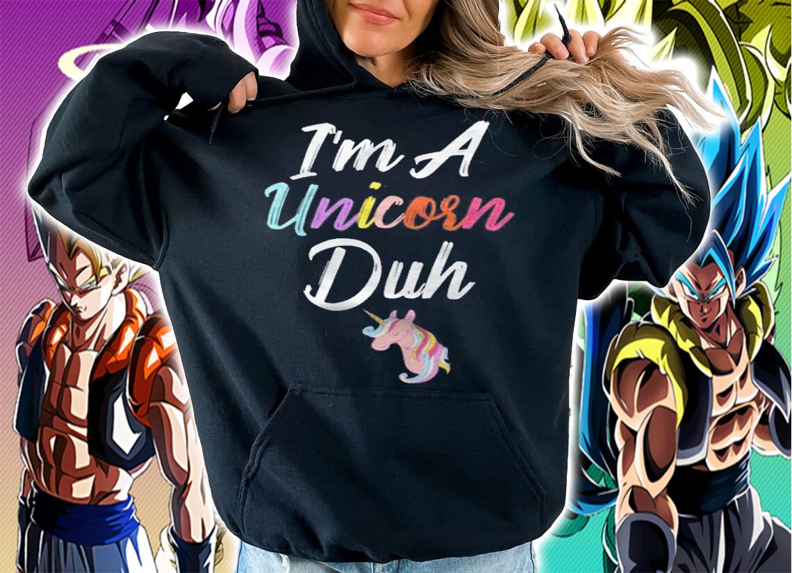 Im A Unicorn Duh Halloween Costume Shirt hoodie