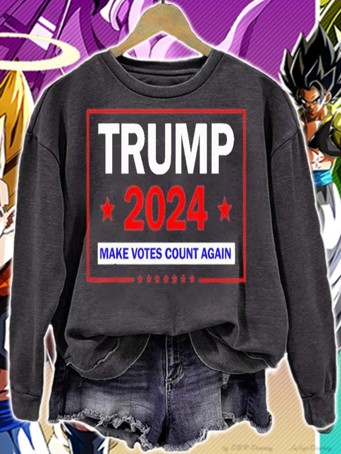 Trump 2024 Make Votes Count Again T-Shirt sweatshirt