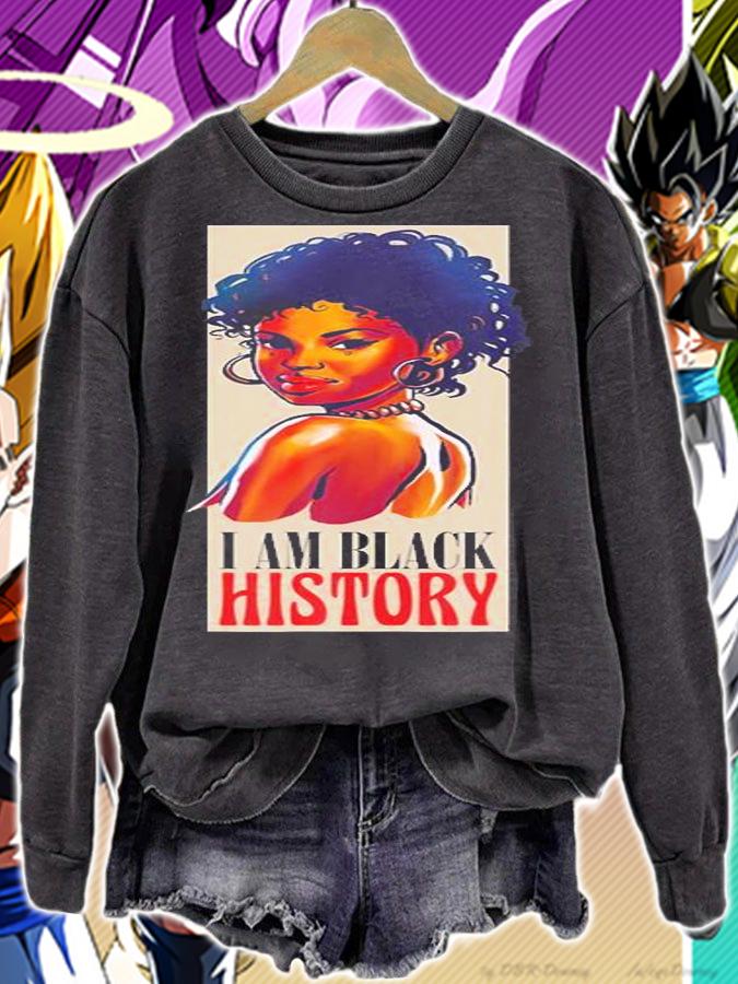 I Am Black History African American Black History Vintage T-Shirt