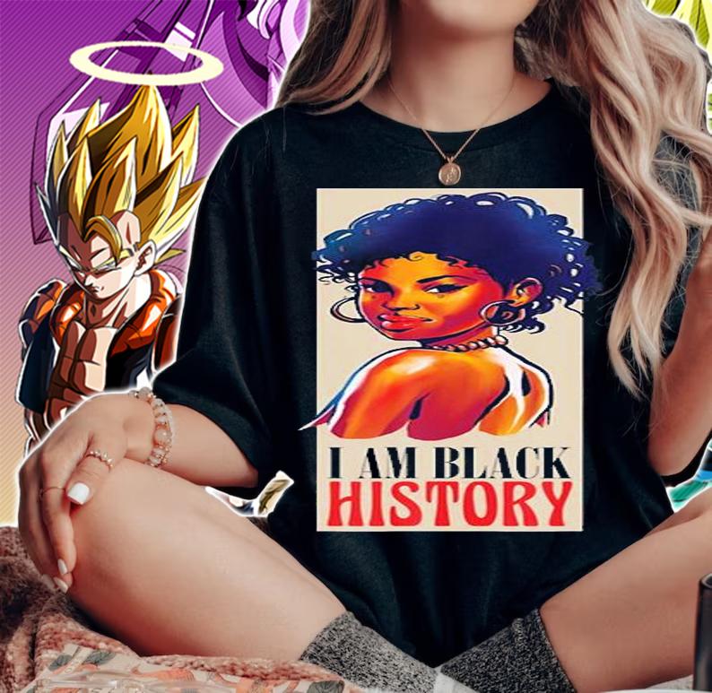 I Am Black History African American Black History Vintage T-Shirt