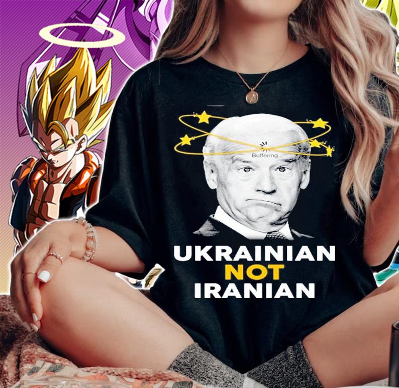 Joe Biden Buffering Ukrainian Not Iranian Shirt Shirt woman shirt