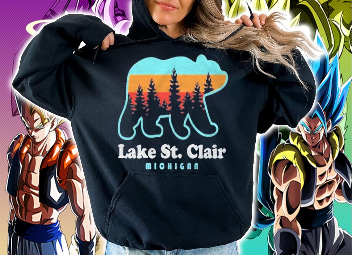 Lake St Clair  Bear Michigan Shirt hoodie