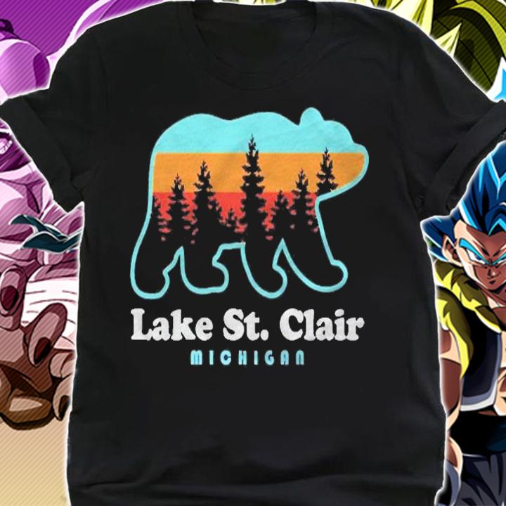 Lake St Clair  Bear Michigan Shirt shirt