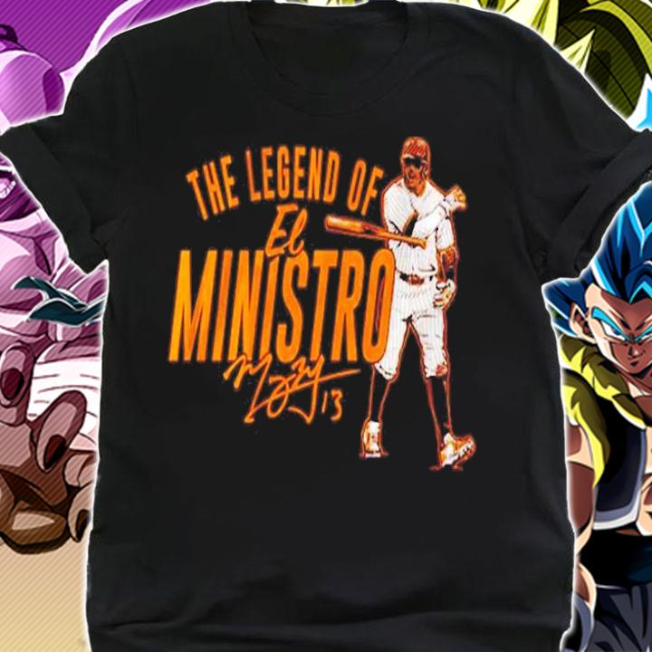 Manny Machado The Legend Of El Ministro San Diego Padres MLB Signatures Shirt shirt