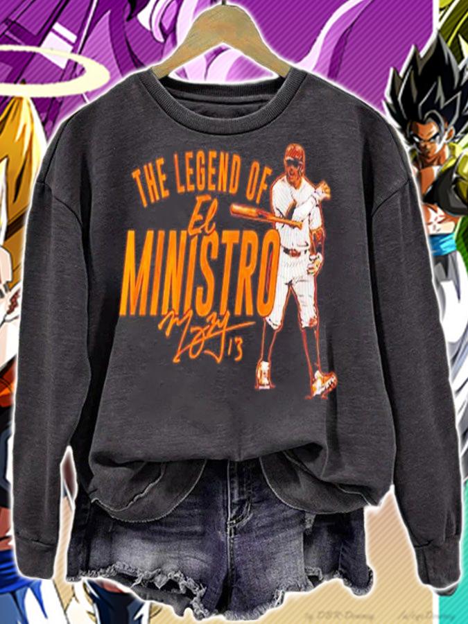 Manny Machado The Legend Of El Ministro San Diego Padres MLB Signatures Shirt sweatshirt