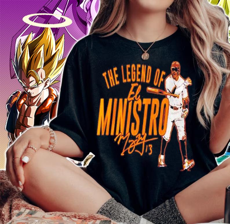 Manny Machado The Legend Of El Ministro San Diego Padres MLB Signatures Shirt woman shirt
