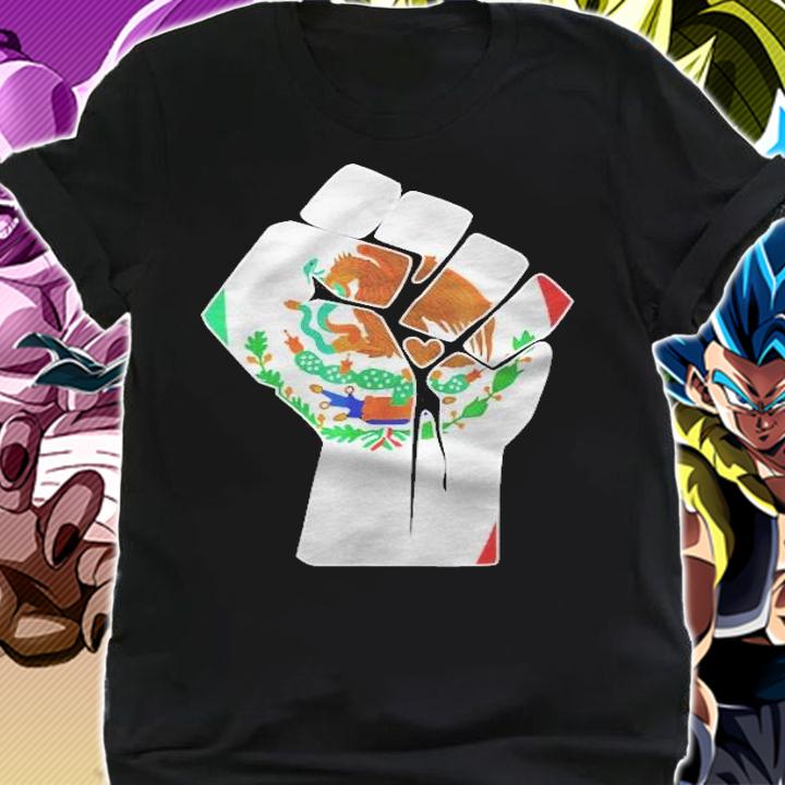 Mexican Pride Flag Fist Shirt shirt