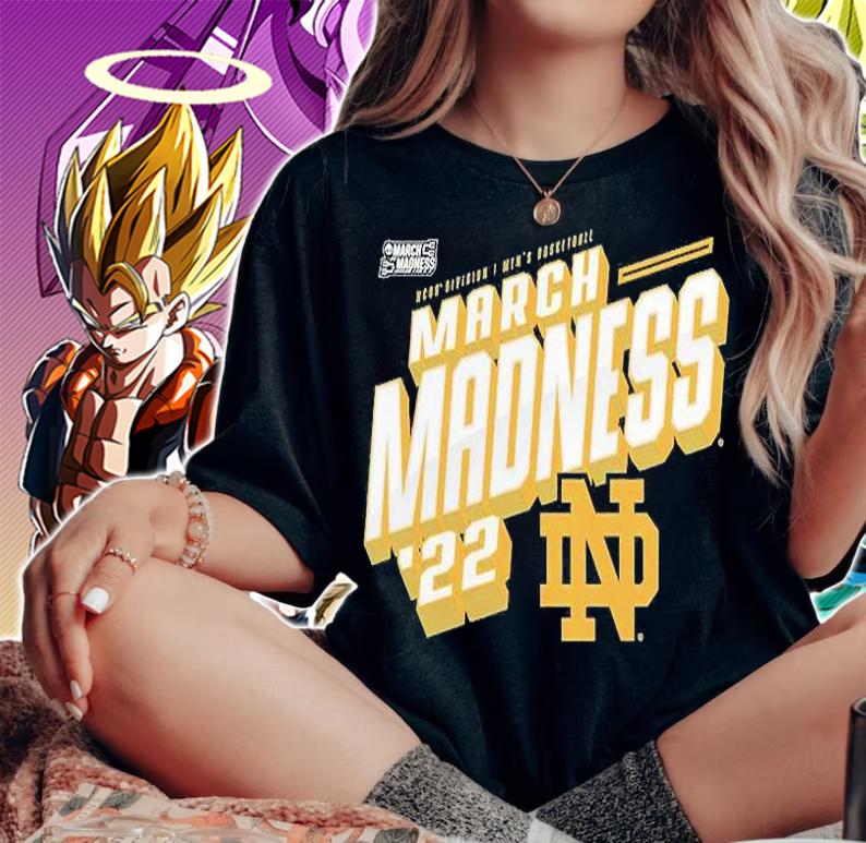 Notre Dame Fighting Irish 2022 NCAA Division I Men's Basketball March Madness T-Shirt