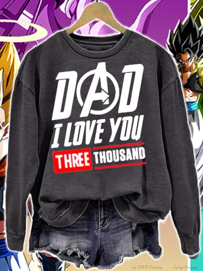 Cincinnati It Is Us T-shirtdad I Love You Three Thousand T-Shirt sweatshirt