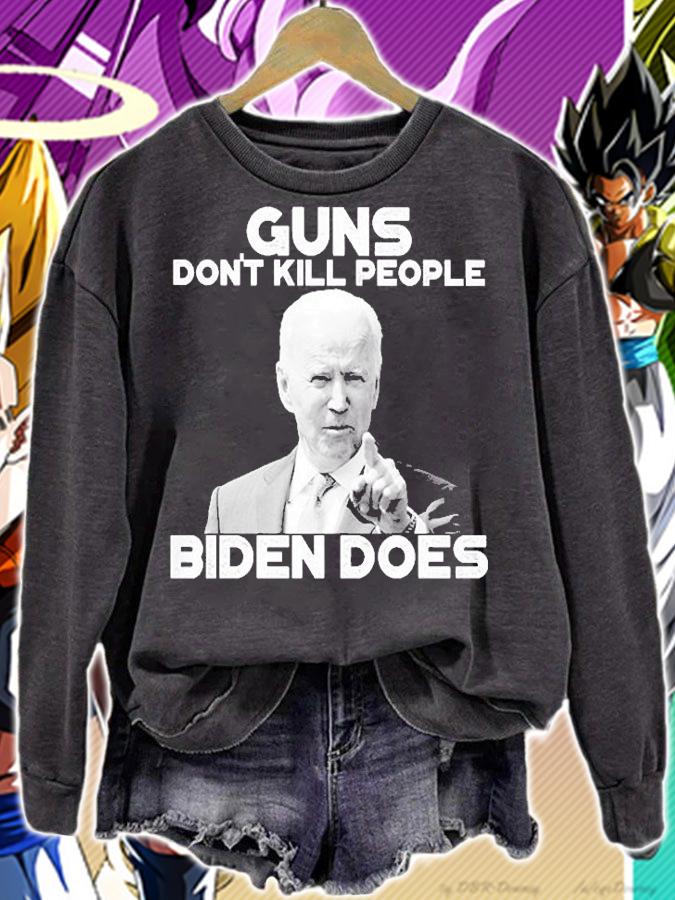 Guns don't kill people Biden does shirt