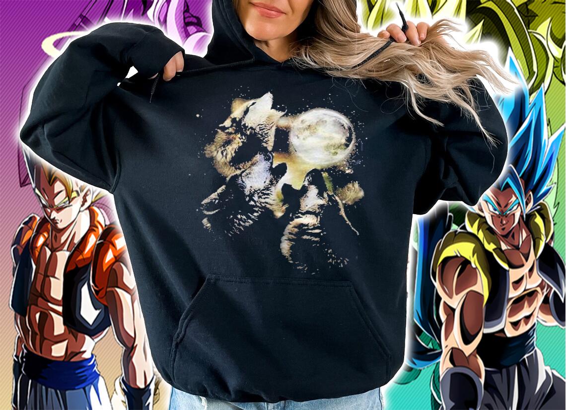 Howling At The Moon Wolves Howl Wolf Cool Shirt hoodie