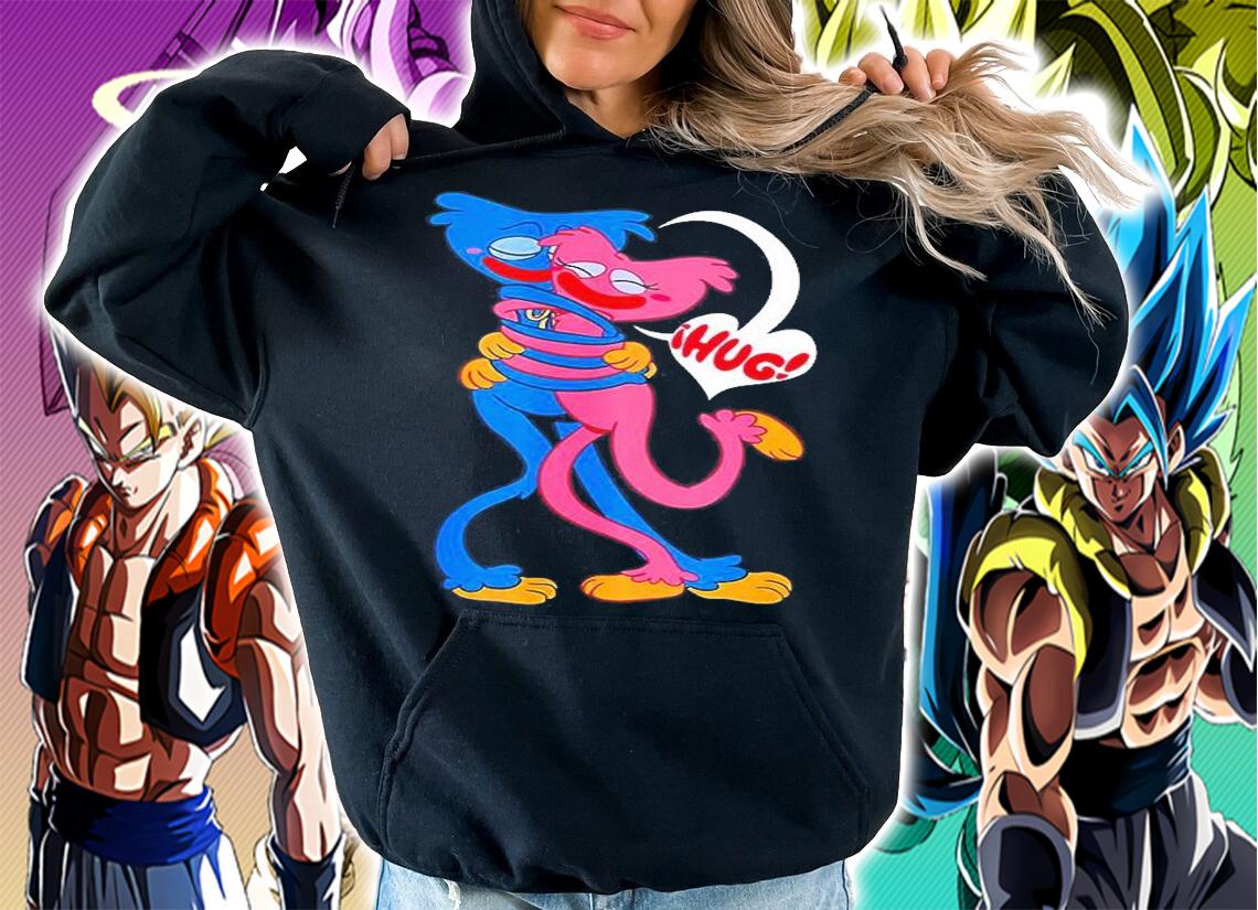 Huggy Wuggy And Kissy Missy Poppy Playtime T-Shirt hoodie