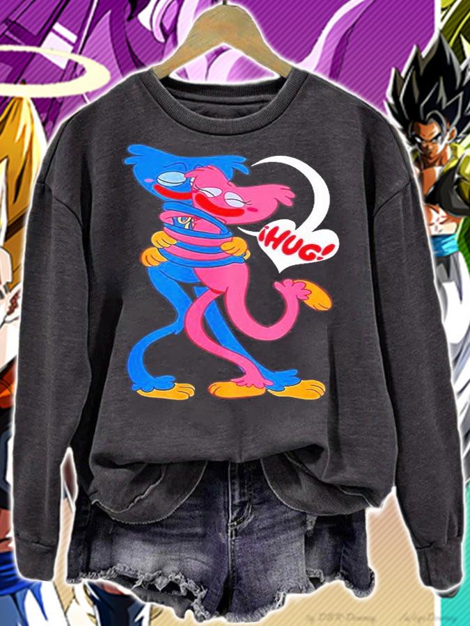 Huggy Wuggy And Kissy Missy Poppy Playtime T-Shirt sweatshirt