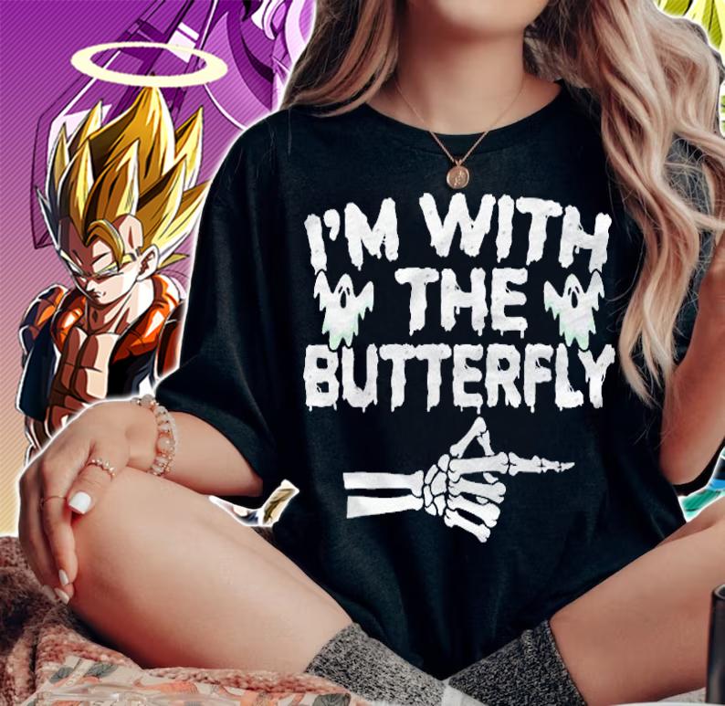 Im With The Butterfly For A Im With The Butterfly Halloween Shirt woman shirt