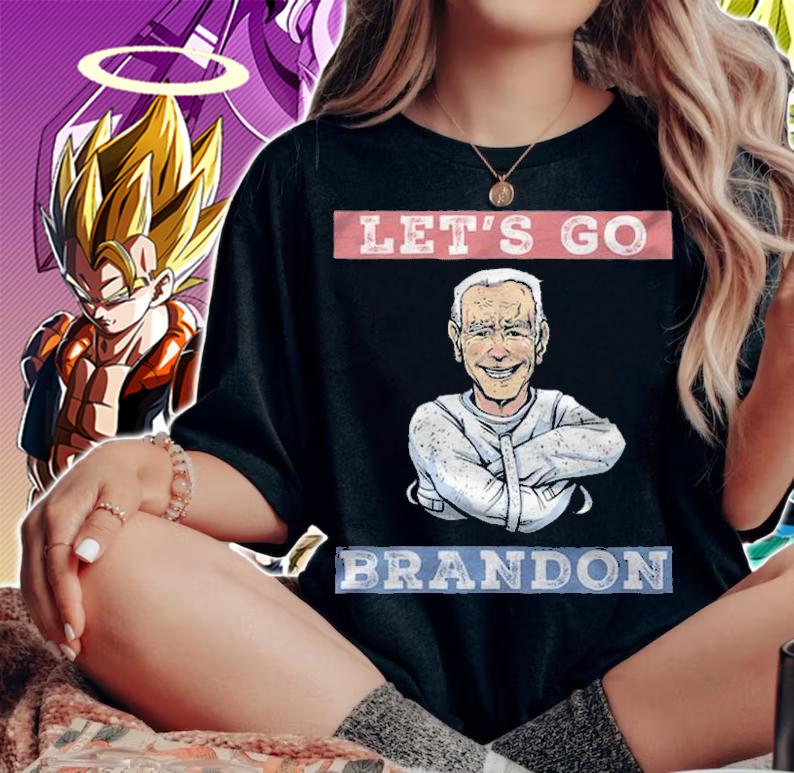 Let's Go Brandon Funny Biden Conservative Anti Biden T-Shirt woman shirt