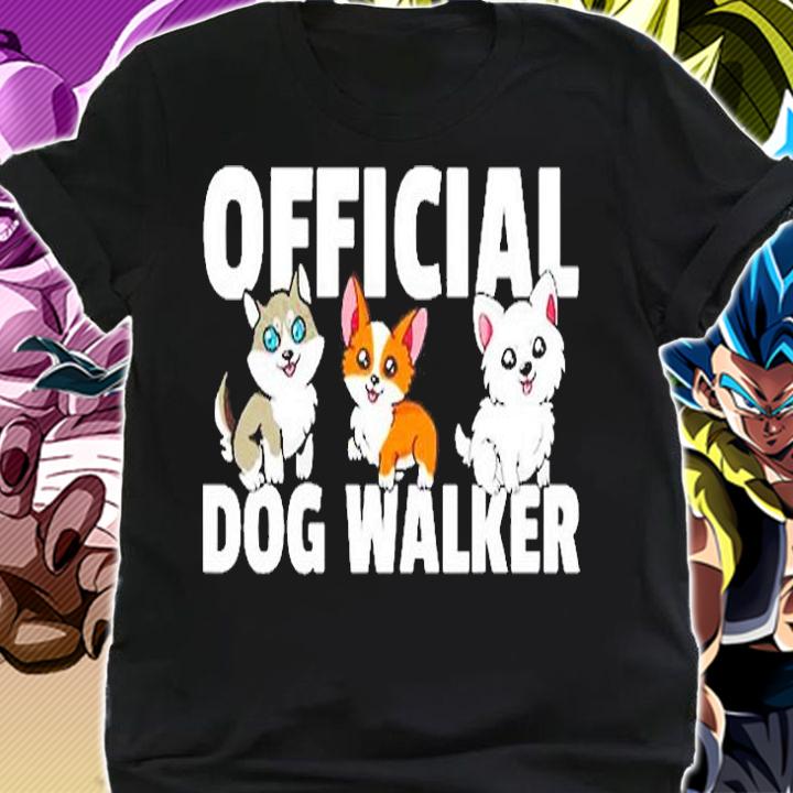 Professional Dog Walker Gift For Dog Walking Pet Sitter T-Shirt shirt