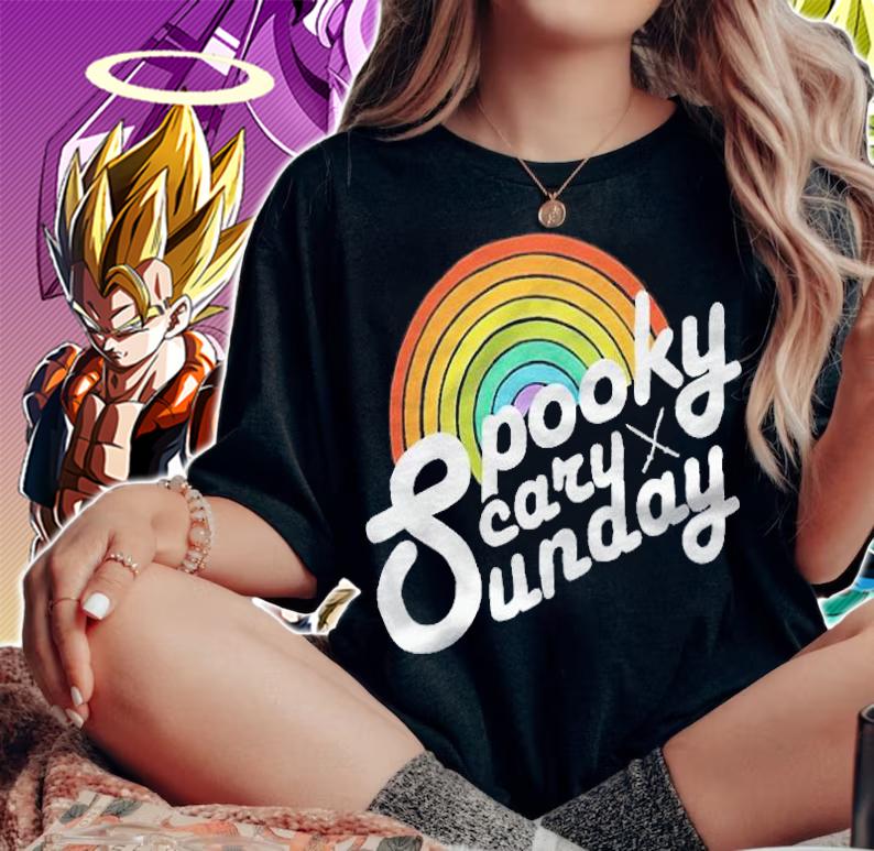 Spooky scary sunday T-shirt woman shirt