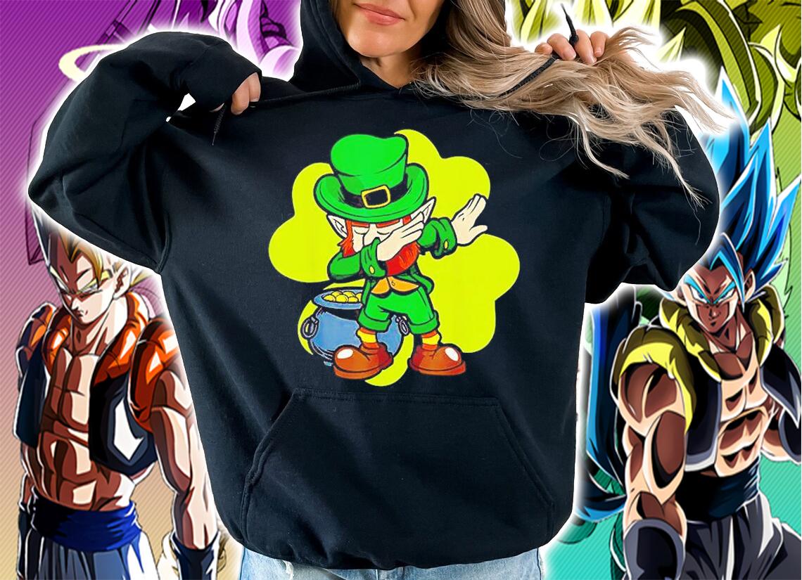 St Patrick's Day Dabbing Leprechaun T-Shirt hoodie