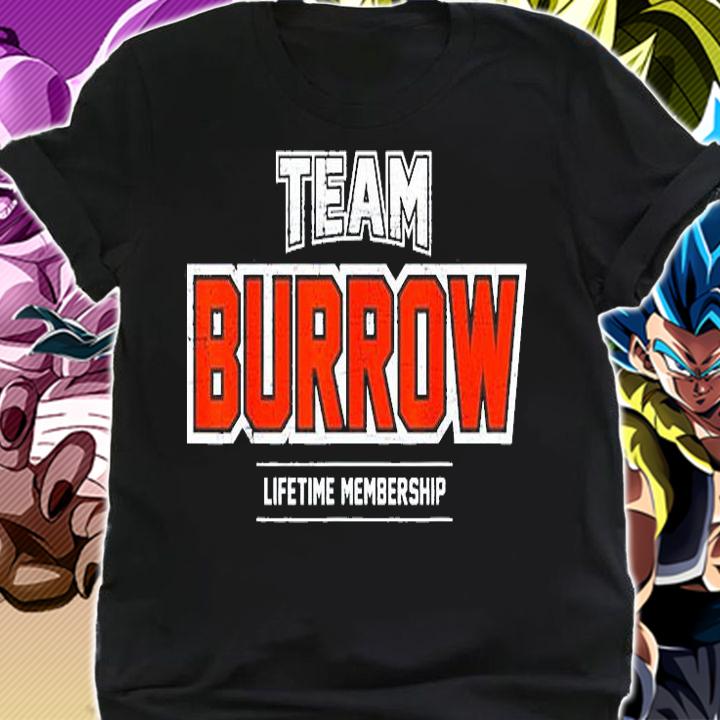 Team Burrow Proud Family Last Name Surname T-Shirt shirt