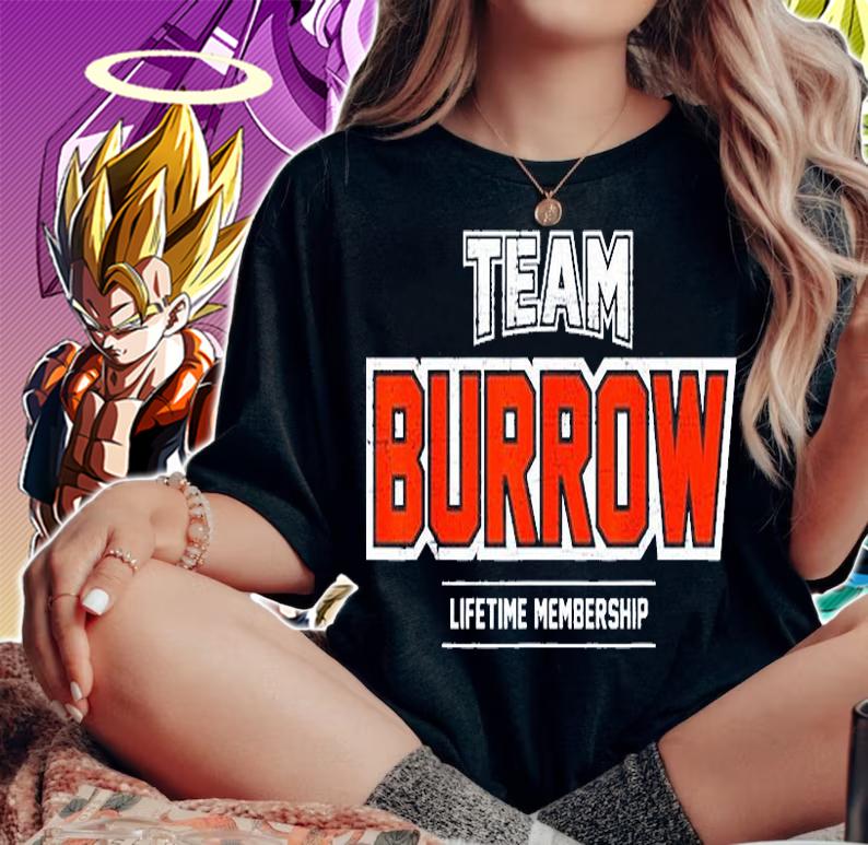 Team Burrow Proud Family Last Name Surname T-Shirt woman shirt
