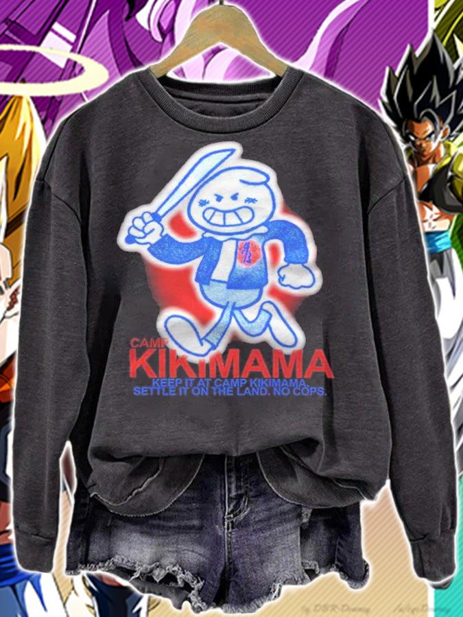 Camp Kikimama Keep It At Camp Kikimama Settle It On The Land No Cops Shirt sweatshirt