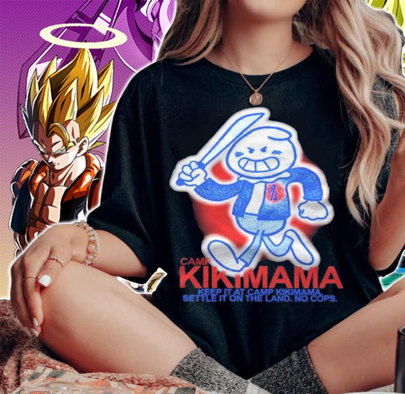Camp Kikimama Keep It At Camp Kikimama Settle It On The Land No Cops Shirt woman shirt
