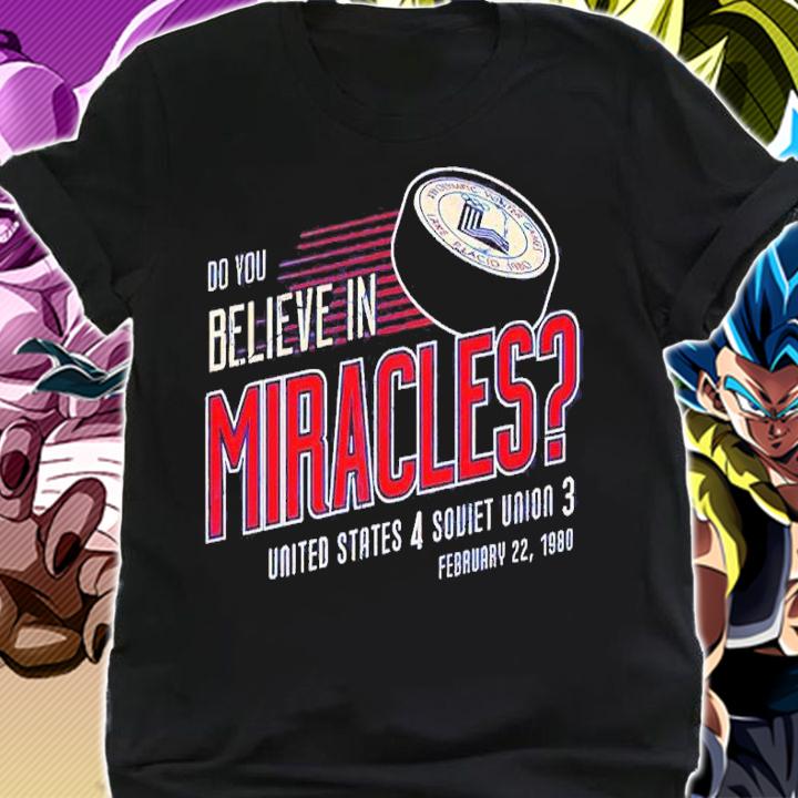 Do You Believe In Miracles United States 4 Soviet Union 3 February 22 1980 Shirt shirt