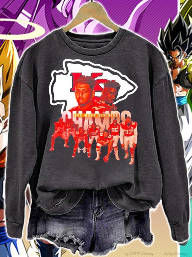 Kansas City Chiefs AFC West Division Champs football shirt sweatshirt