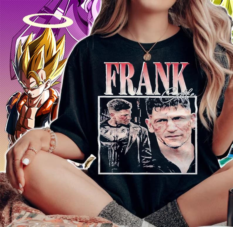 Marvel The Punisher Frank Castle portrait 2022 T-shirt