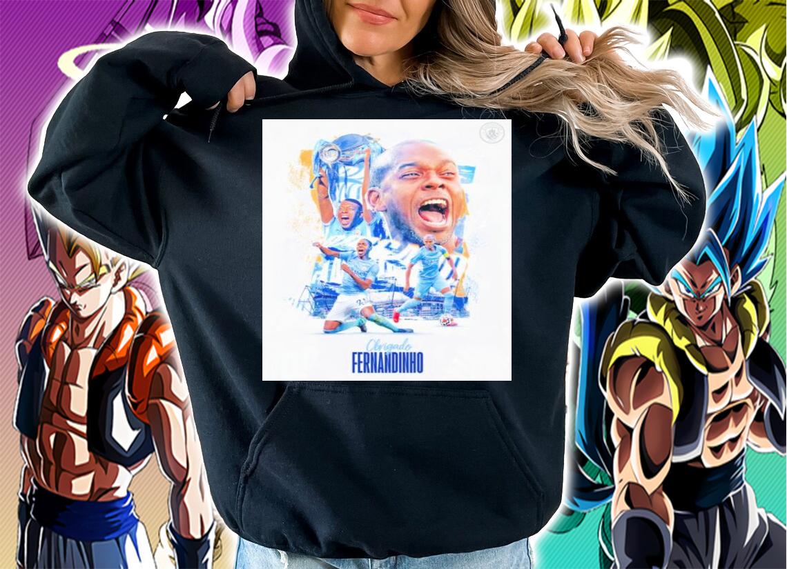 Obrigado Fernandinho Manchester City Shirt hoodie