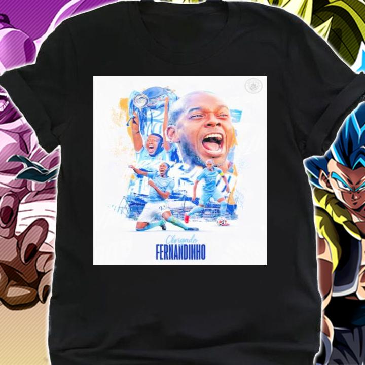 Obrigado Fernandinho Manchester City Shirt shirt