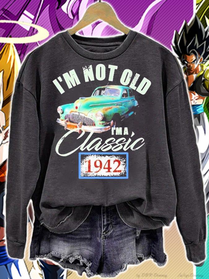 Vintage Car Classic Shirt 1942 Birthday Funny T-Shirt sweatshirt