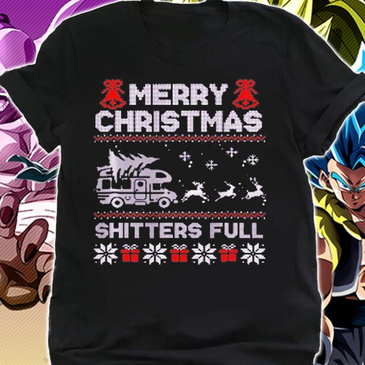 Merry Christmas Shitter Sweater Was Full Funny Xmas Pajama T-Shirt